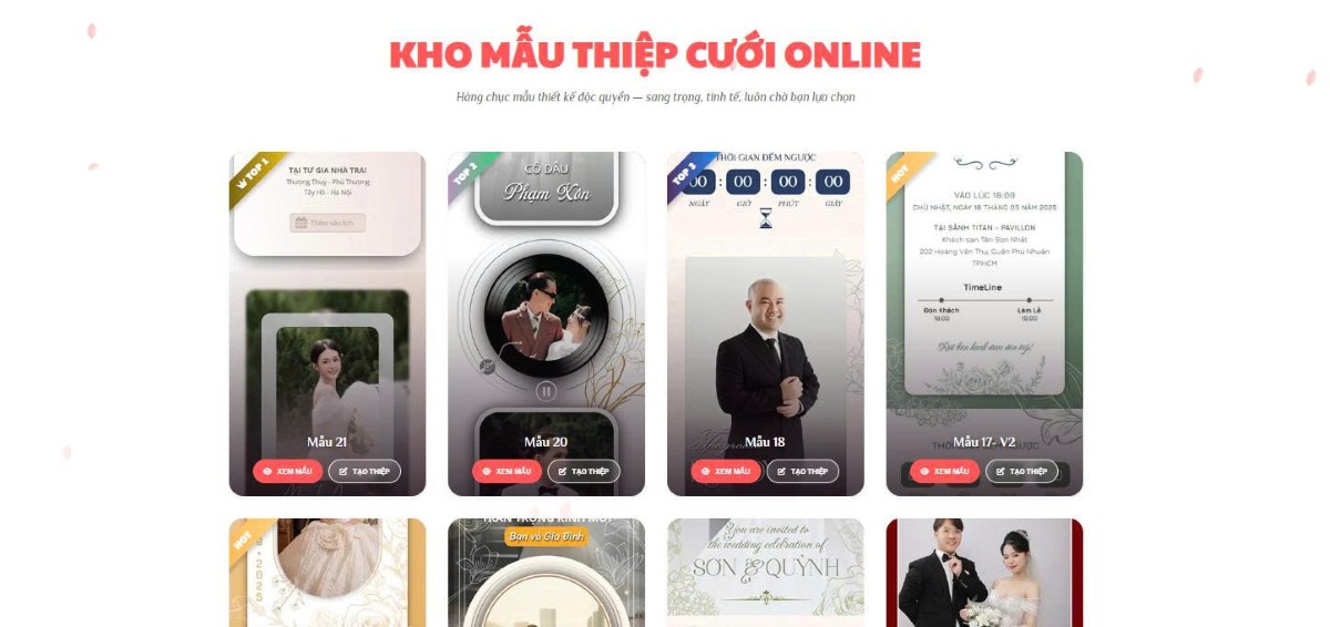 Các bước tạo thiệp cưới online tại 27BigGroup