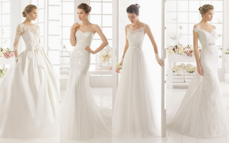 Các kiểu váy cưới phổ biến 2025: A-line, ball gown, mermaid, tea-length