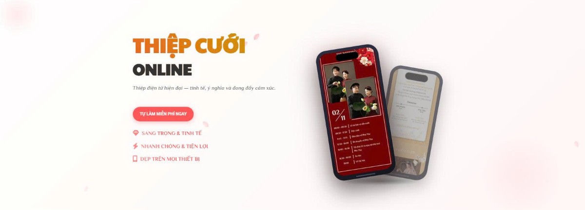 Thiệp cưới online